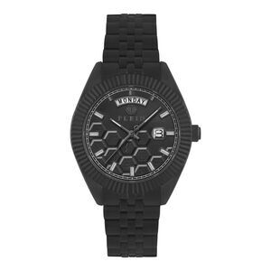 Philipp Plein Date Superlative Crystal Watch Black Mens